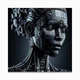 Futuristic Woman 3 Canvas Print