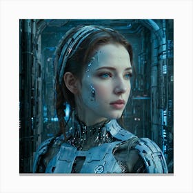 Cyborg Canvas Print