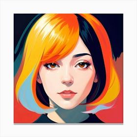 Portrait Of A Girl 2 Canvas Print