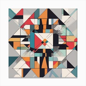 Geometric Abstract Art 2 Canvas Print