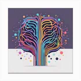 Brain Tree 5 Canvas Print