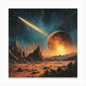 Nebula Art Canvas Print