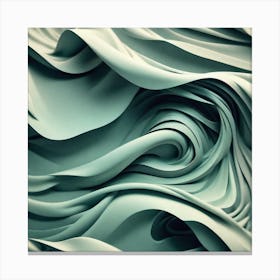 Abstract Wavy Pattern 12 Canvas Print