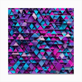 Abstract Triangles 8 Canvas Print