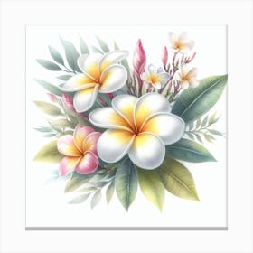 Plumeria Canvas Print