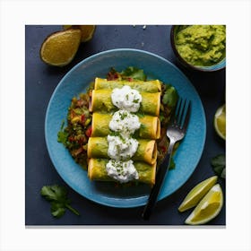 Enchiladas Verdes Canvas Print