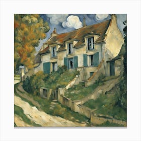 The House Of Dr Gachet In Auvers Sur Oise, Paul 1 Canvas Print
