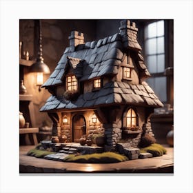 Miniature House Canvas Print