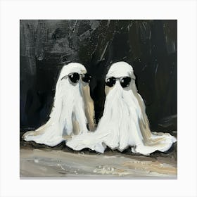 Ghosts In Sunglasses 7 Canvas Print