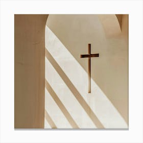 Cross Church Canvas Print