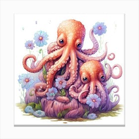 Octopus 25 Canvas Print