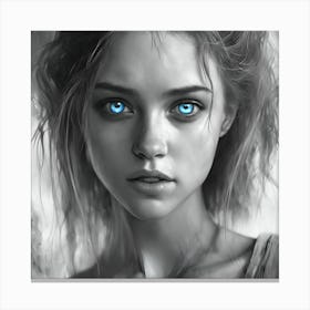 Blue Eyes 1 Canvas Print