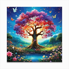 Tree Of Life 8 Canvas Print