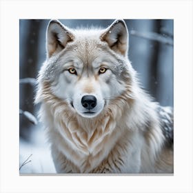 White Wolf Canvas Print