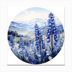 Blue Lupines 3 Canvas Print