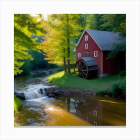 Red Mill 3 Canvas Print