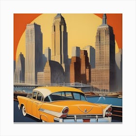 Vintage New York City Canvas Print