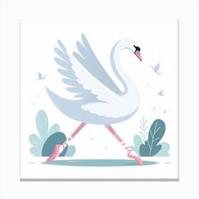 A swan ballerina 1 Canvas Print