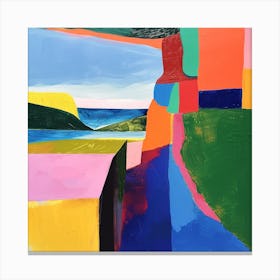 Abstract Travel Collection Anguilla 5 Canvas Print