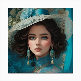 Victorian Girl Canvas Print