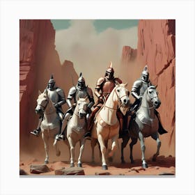 The 4 Horseman 3 Canvas Print