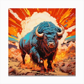 'The Buffalo' Canvas Print