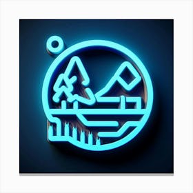 Neon Sign 3 Canvas Print