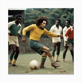 Bob Marley In Ghana Canvas Print