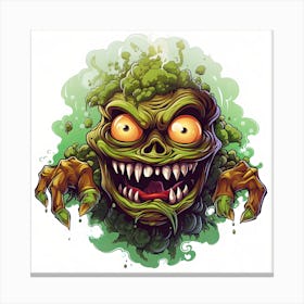 Grotesque Monster Canvas Print