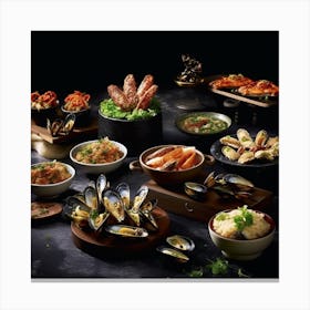 Asian Cuisine Canvas Print