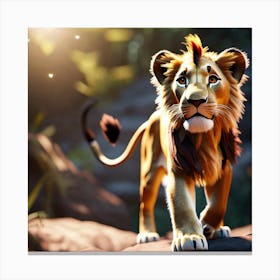 Lion King 21 Canvas Print