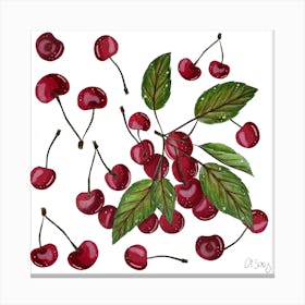 Cherries Mix Canvas Print