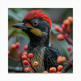 Red-Headed Woodpecker Canvas Print