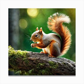 Red Squirrel 2 Canvas Print