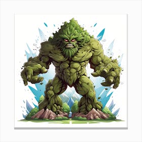 green beast Canvas Print