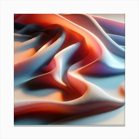 Abstract Fabric Canvas Print