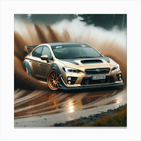 Subaru Wrx Canvas Print