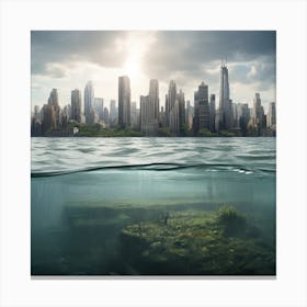 Cityscape Stock Videos & Royalty-Free Footage Canvas Print