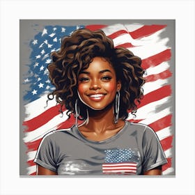 American Girl 3 Canvas Print