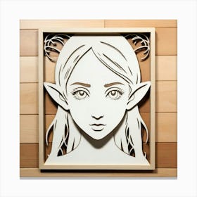 Elf Face Canvas Print