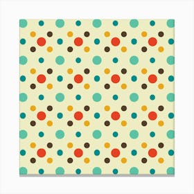 Modern Retro Pattern 13 Canvas Print