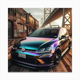 Volkswagen Golf Gti R Canvas Print