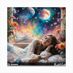 Dreaming Of The Moon Canvas Print