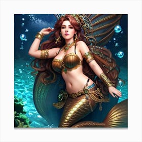 Mermaid 9 Canvas Print