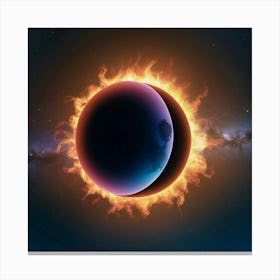 Solar Eclipse 7 Canvas Print