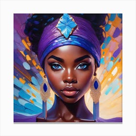 African Beauty 1 Canvas Print