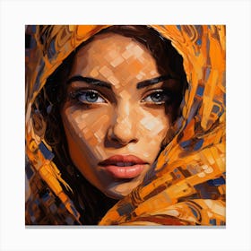 Portrait Of A Woman 24 Canvas Print