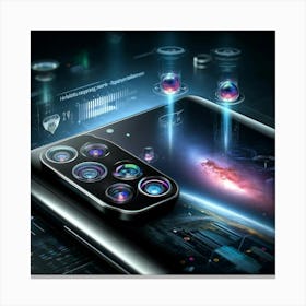 A Futuristic Smartphone, Astro Vx Infinity, Showca 2 Canvas Print