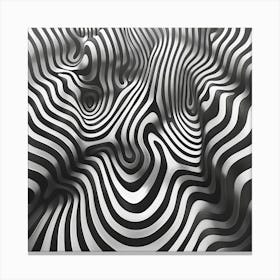 Wavy Lines 1 Canvas Print