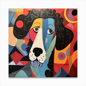 Dog With A Hat Canvas Print